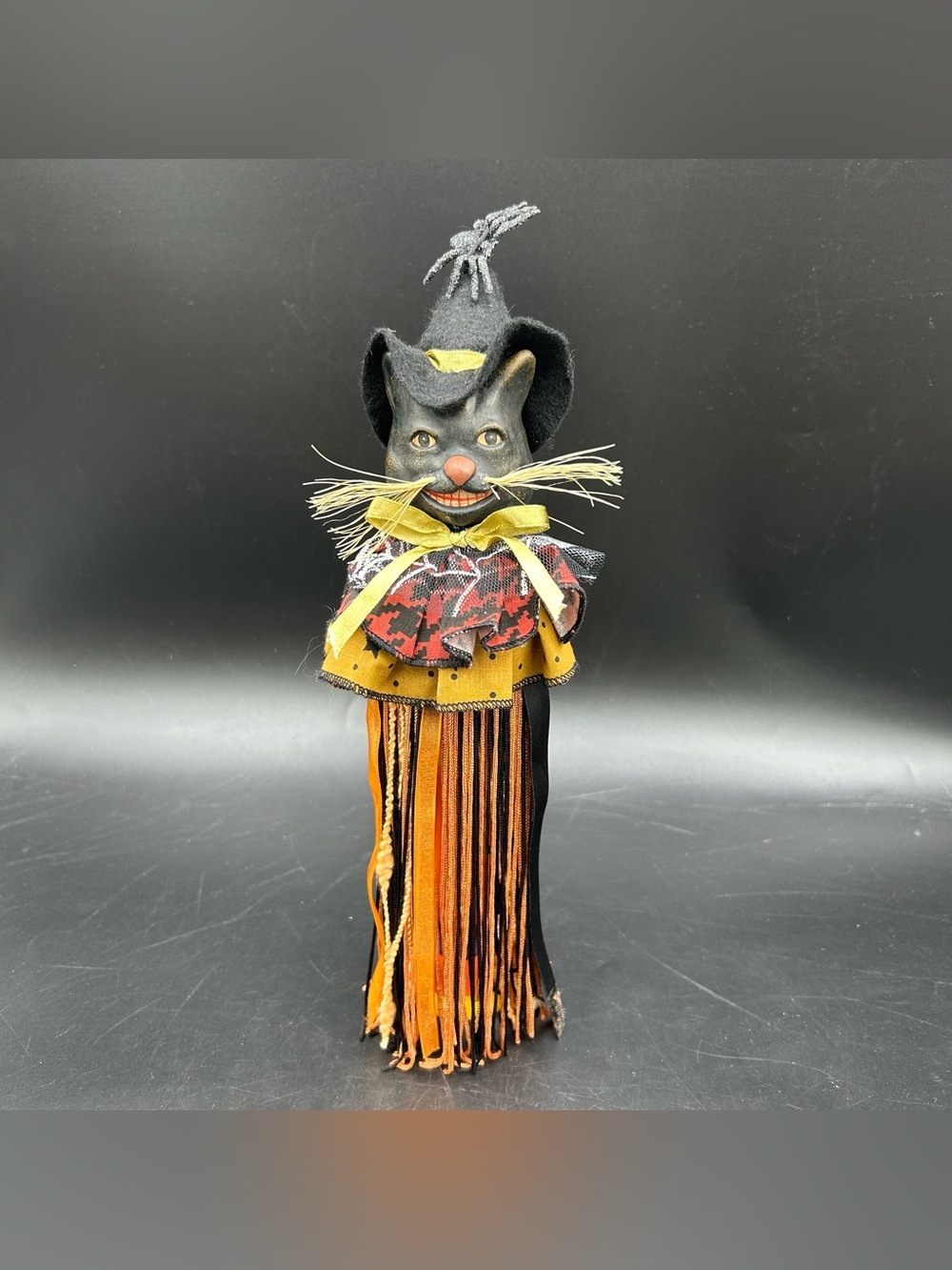 Johanna Parker Bethany Lowe Eavesdrop Black Cat Tassel Halloween Ornament